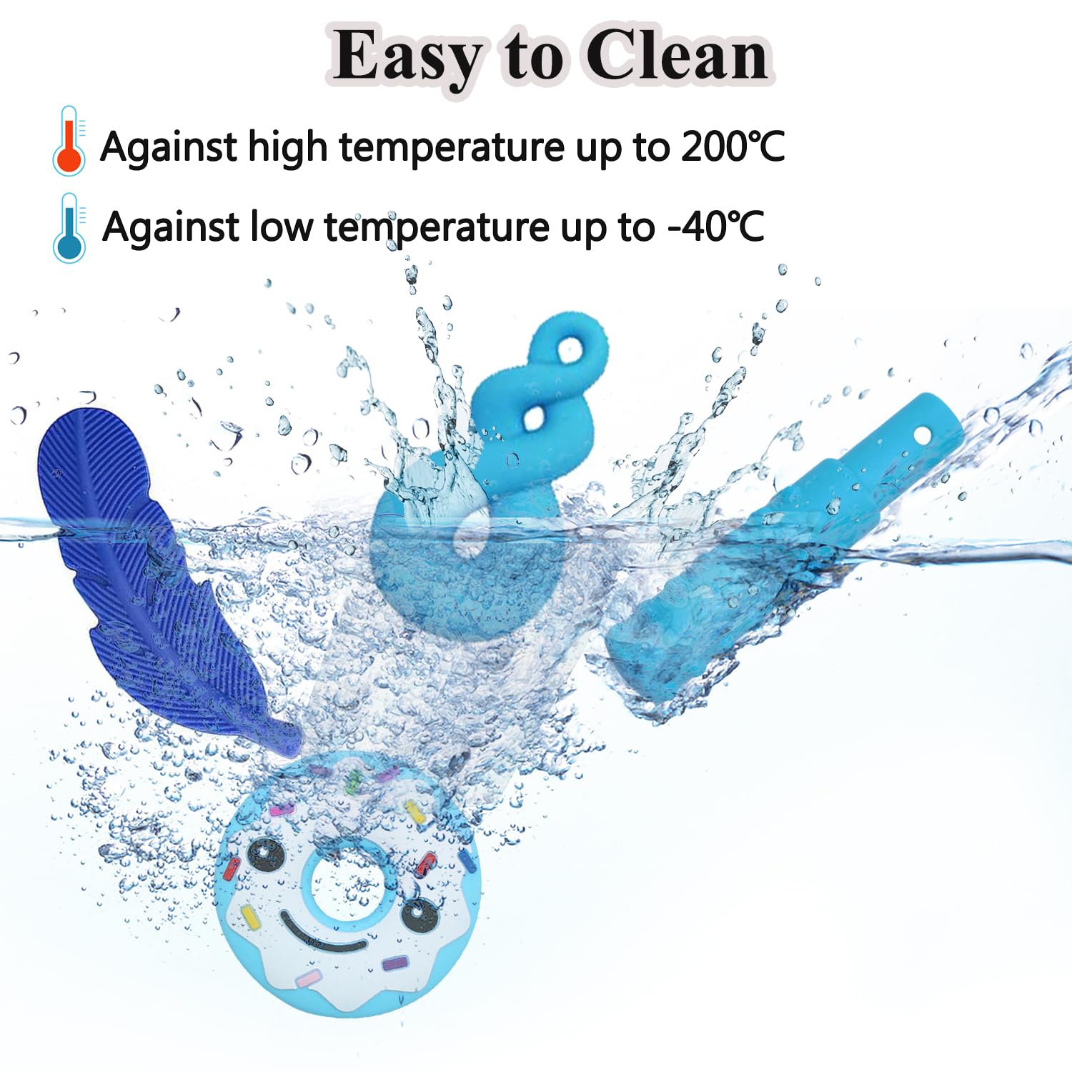 Chew Necklaces for Sensory Kids Boys Girls, 6 Pack Chewy Necklace Sensory Toys for Kids with Autism, Silicone Oral Motor Aids Chew Toys for Children Adults Reduce Fidgeting